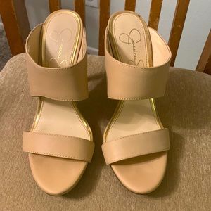 Jessica Simpson Heels Beige Size 7.5